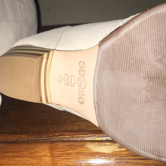 80%20 New 7.5 booties, light cream/beige color - Picture 5 of 8